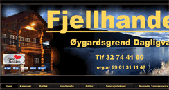 Desktop Screenshot of fjellhandel.no