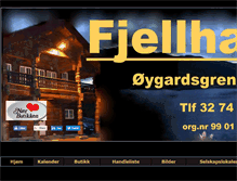 Tablet Screenshot of fjellhandel.no